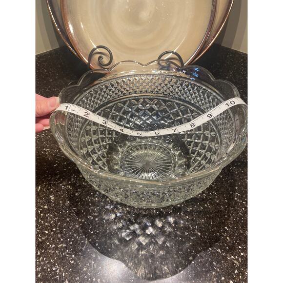 Vintage Crystal serving set - Picture 3 of 7